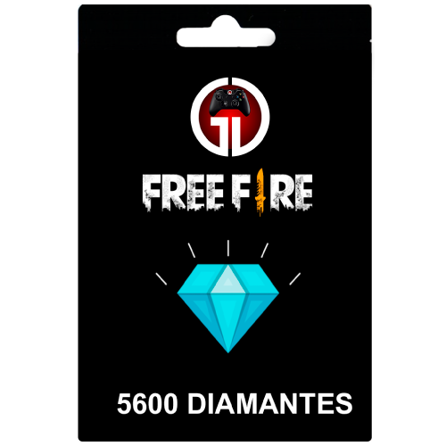 Free Fire 5600 Diamantes + 10% Bônus